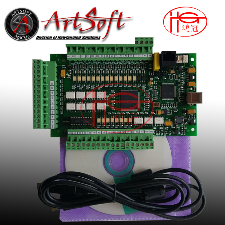 Four axis mach3 Control Card Engraving machine control card Interface Board