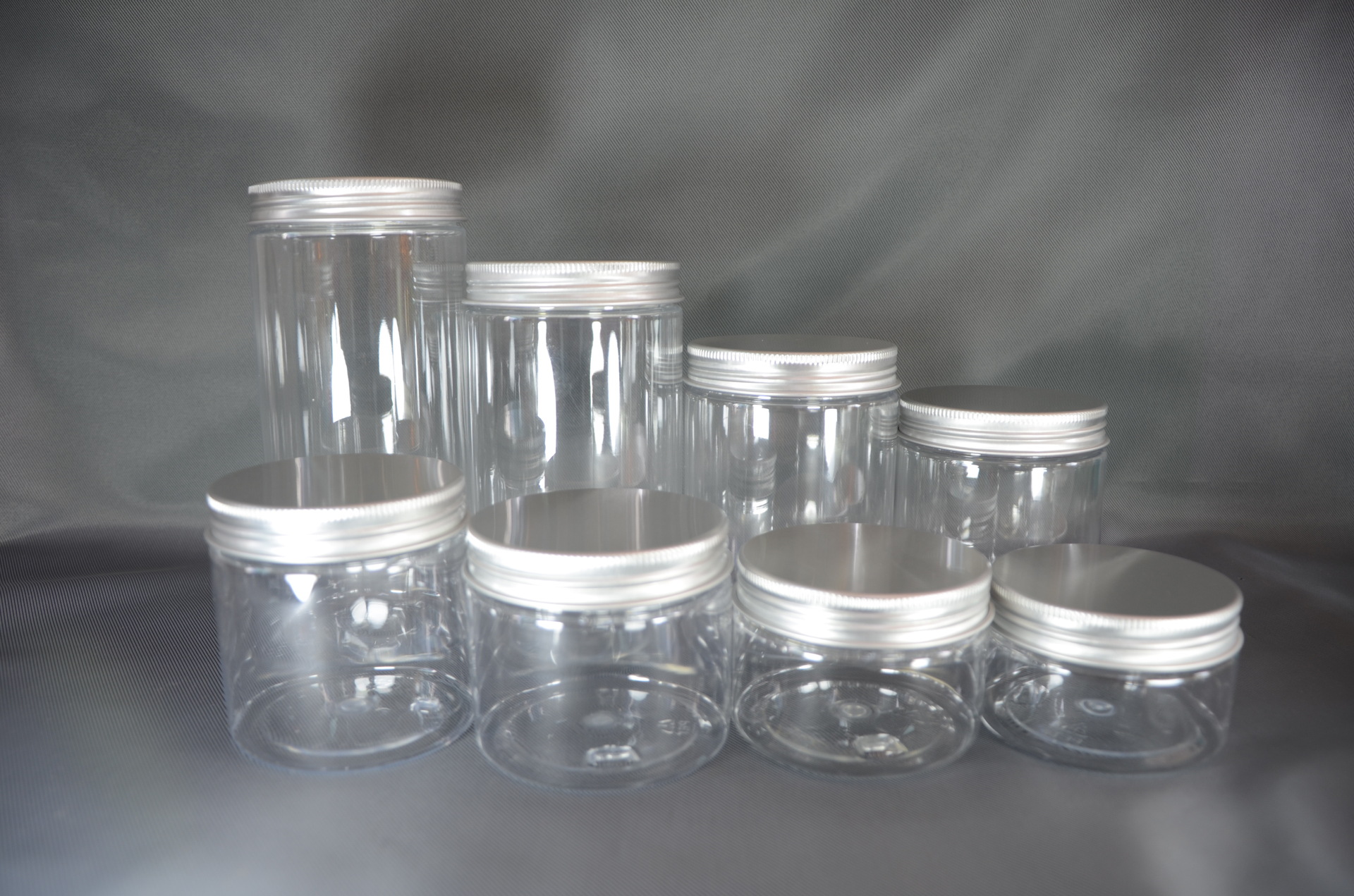 厂家供应现货供应68牙PET透明广口塑料瓶 膏霜盒 面霜面膜瓶