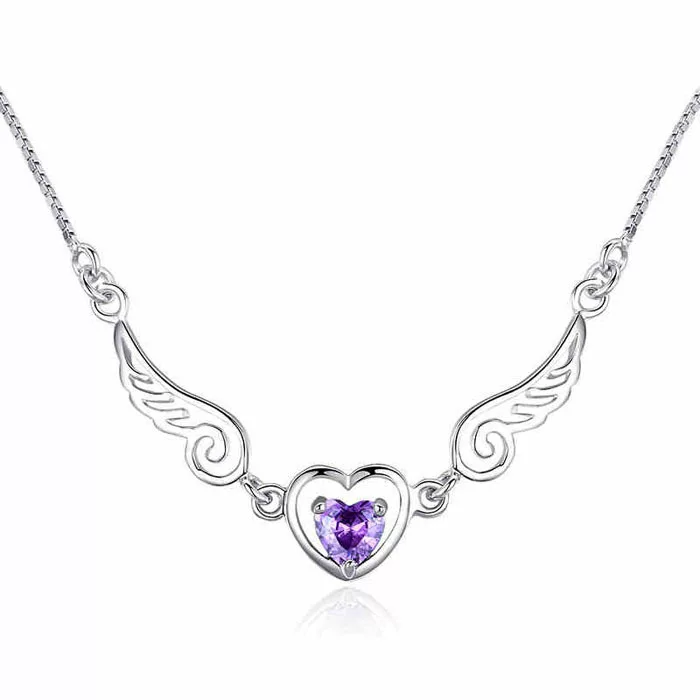 Necklace heart-shaped, Birthday gift, wholesale