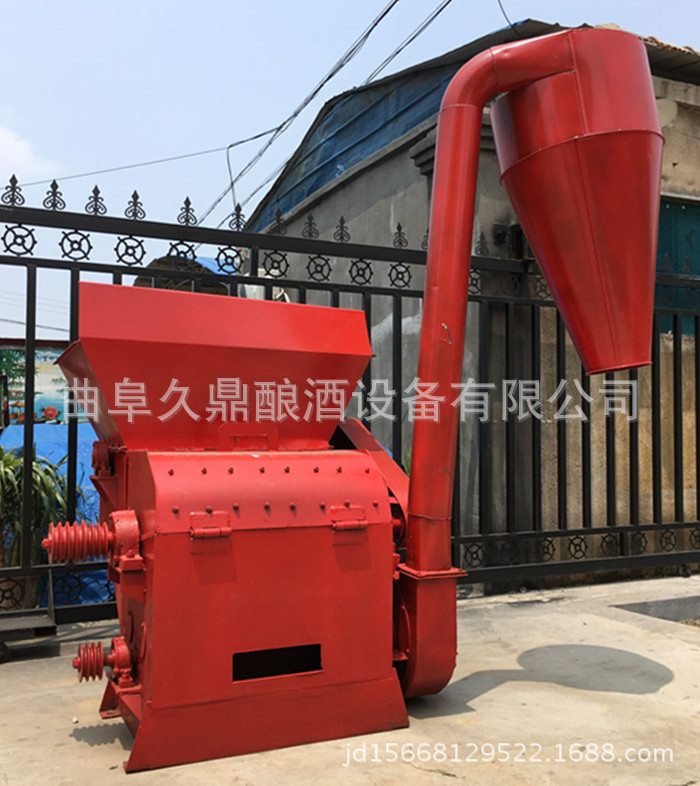 小型锤片式沙克龙除尘秸秆粉碎机生产厂家