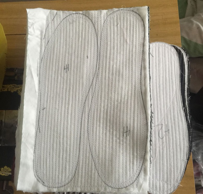 批发棉布鞋垫 棉布多层鞋垫 彩色布条鞋垫 吸汗透气舒服鞋垫|ms