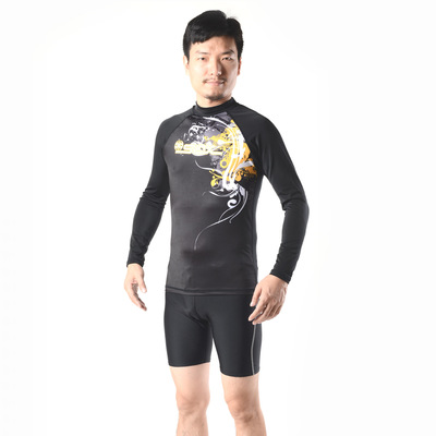 分体水母衣沙滩防晒冲浪服男 SLINX速干长袖潜水衣断码清仓特价