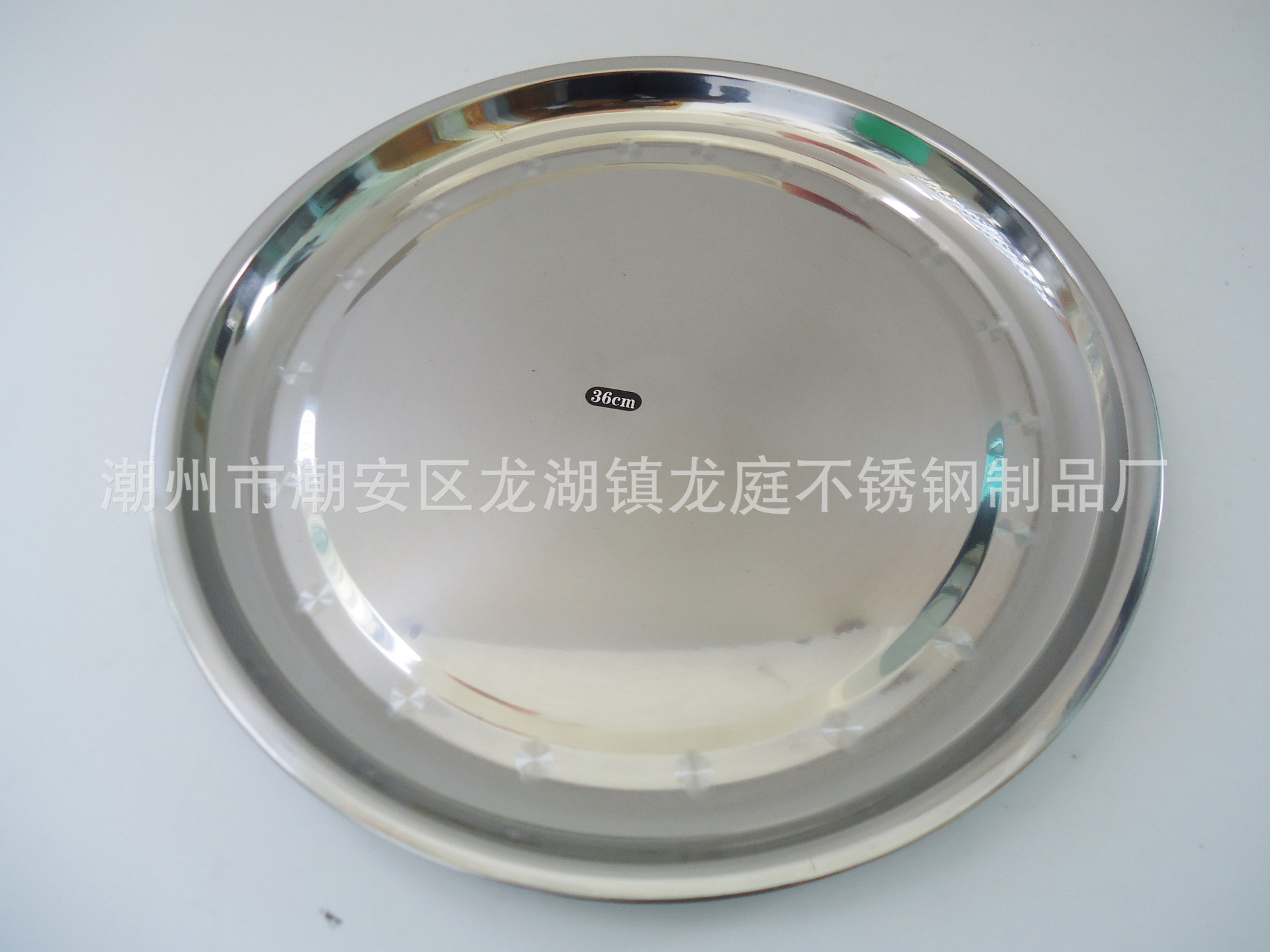 不锈钢大圆盘 浅盘无磁加厚多用盘花盘60cm家用盘子大规格圆盘-阿里巴巴