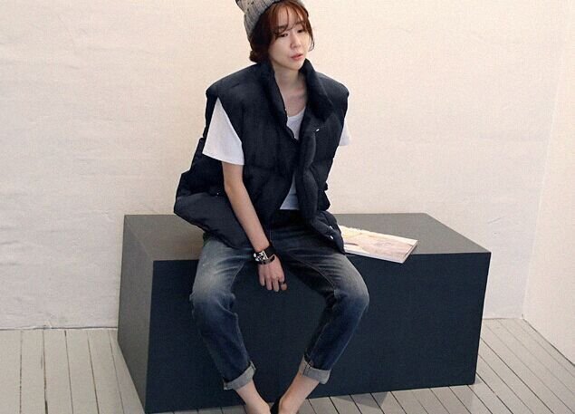 Gilet femme en Mélange de coton - Ref 3318318 Image 39