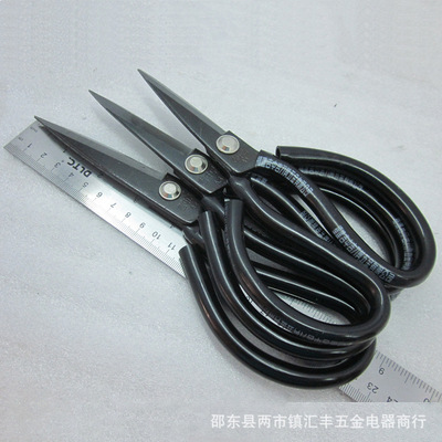 批發耐用家用剪刀手感用力輕巧V型高碳鋼剪刀剪切便捷