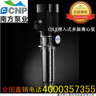 南方泵 CDLKF32-60/6 浸入式多级离心泵(过流部件为不锈钢)