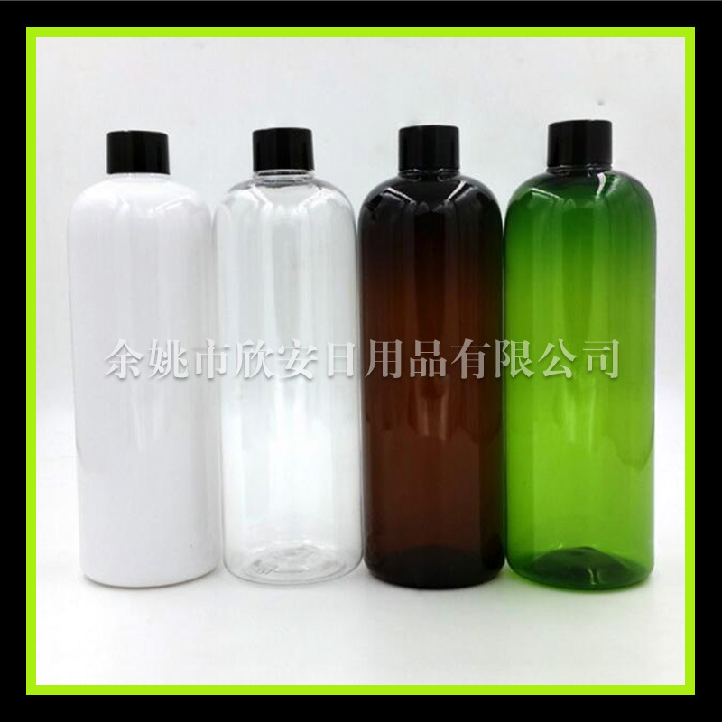 500ml 大容量PET塑料瓶 旋盖瓶 纯露瓶 洗衣液瓶 简易盖瓶 替换瓶