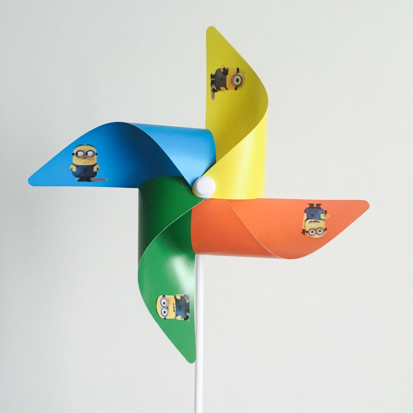 plastic cartoon individual windmill toy PVC for kindergarten