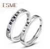 Fashionable brand universal one size ring for beloved suitable for men and women, Korean style