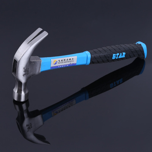 Manufacturer wholesale anti-handle claw hammer, plastic-coated, non-shaking hand claw nail remover, civil engineering masonry hammer, hammer