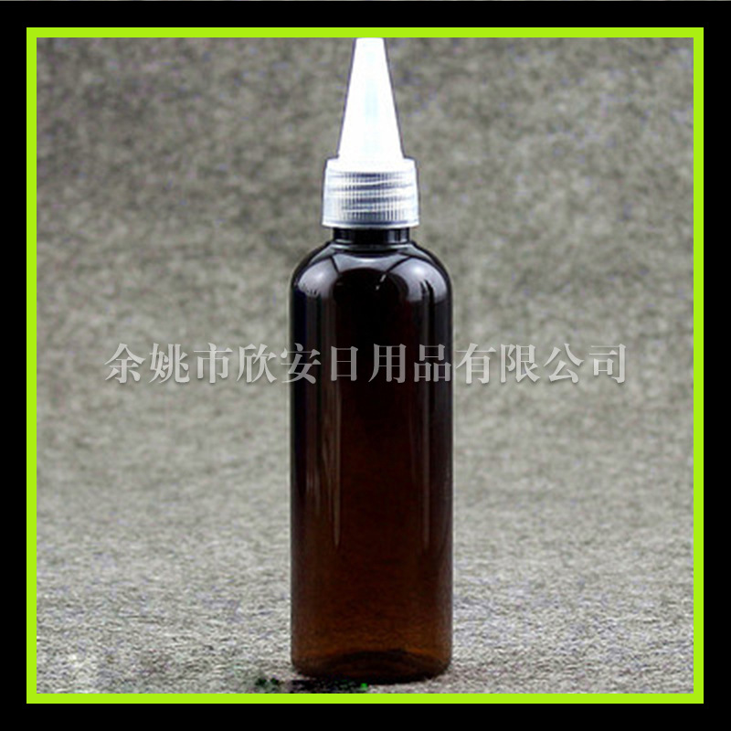 100毫升ml尖嘴盖PET瓶 补水仪尖嘴瓶100ml色浆瓶 加水尖盖瓶