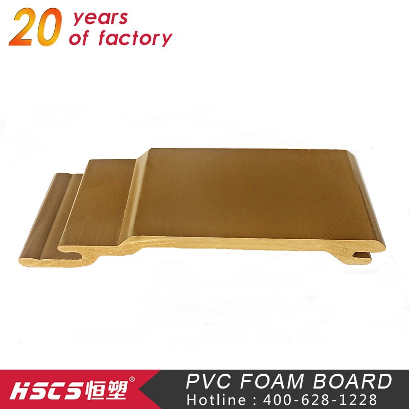 Tablero de espuma de PVC directo de fábrica al aire libre especial de PVC techo hebilla de plástico garantía de calidad