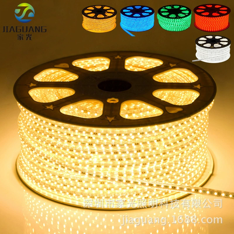 LED дорожная световая лента, суперяркая потолочная лампа для гостиной, 220В, три цвета