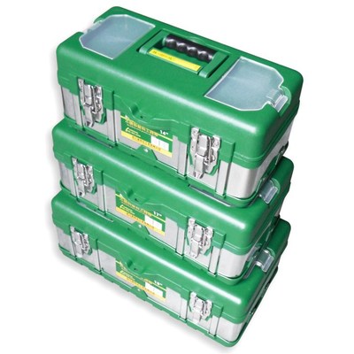 胜达工具 多功能不锈钢工具箱 家用电工工具箱车载工具箱|ms