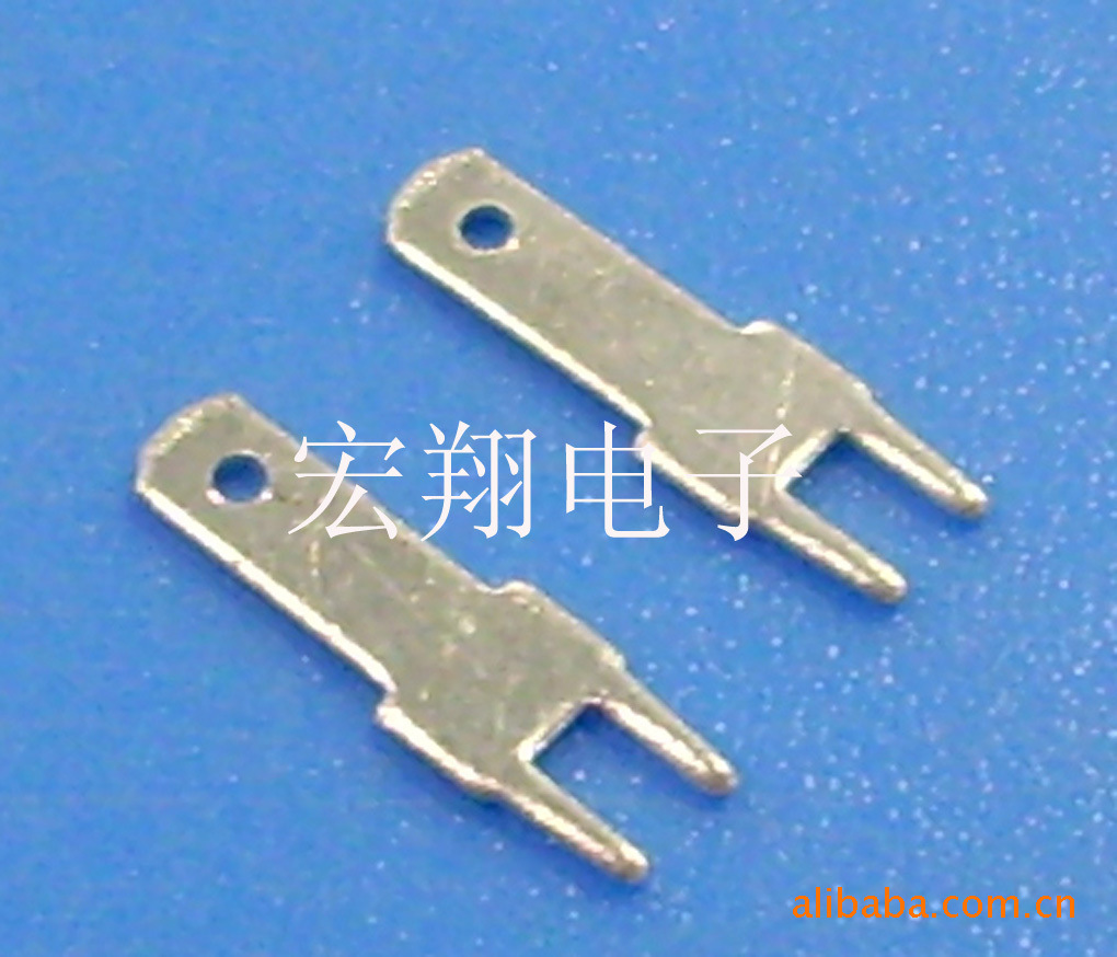 2.8两只脚焊板插片（小脚）、110公端子