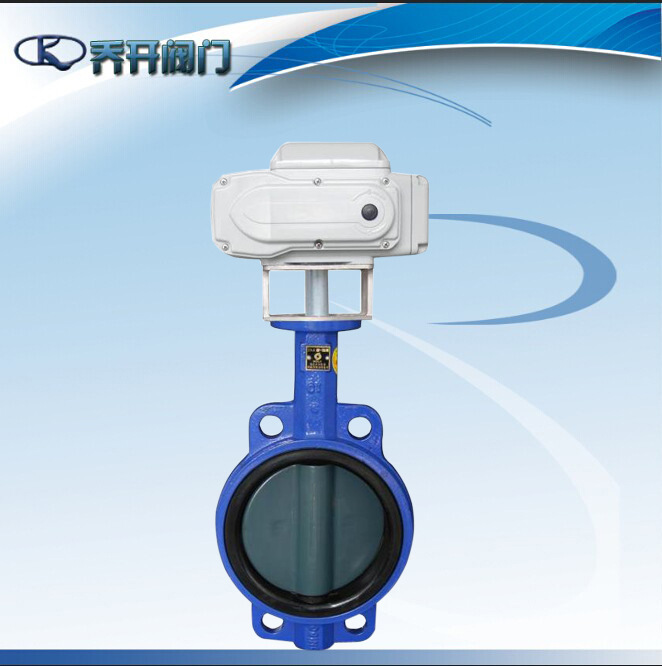 电动对夹式蝶阀D971X-DN40  软密封球墨铸铁对夹蝶阀 现货供应