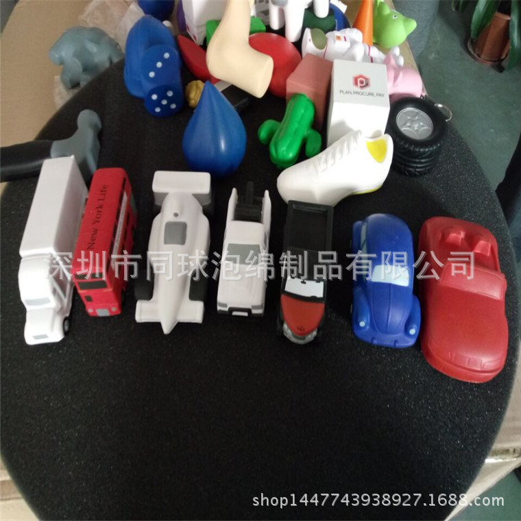 多款现模具PU航天飞机发泡海绵交通工具PU发泡玩具广告