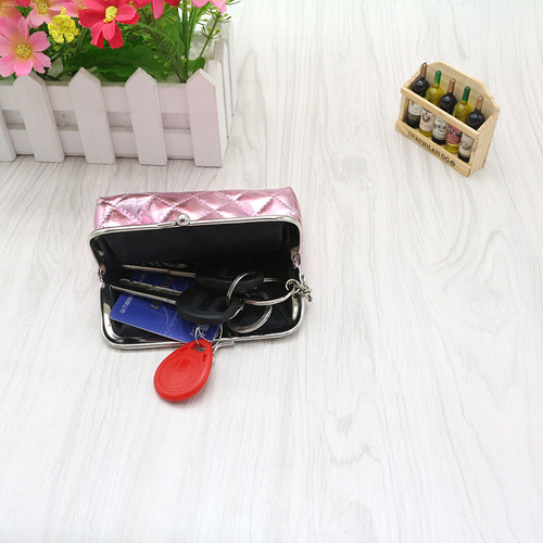 Korean rhombus coin purse Yiwu ladies short small purse creative coin bag kindergarten small gifts wholesale