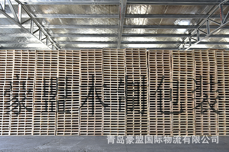 仓库托盘存货正面图片