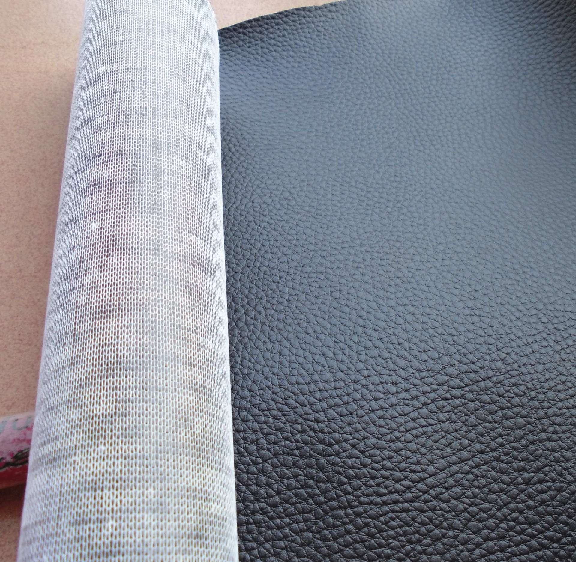 PVC仿皮 荔枝纹皮革 小荔枝纹珠光皮革 箱包皮革-阿里巴巴