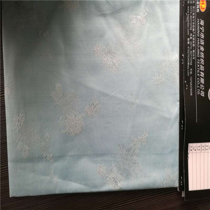 菊花图案提花布面料适用于服装饰沙发布鞋子布