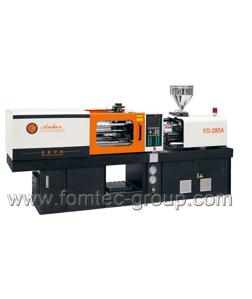 供应广州丰铁直压式卧式注塑机280T