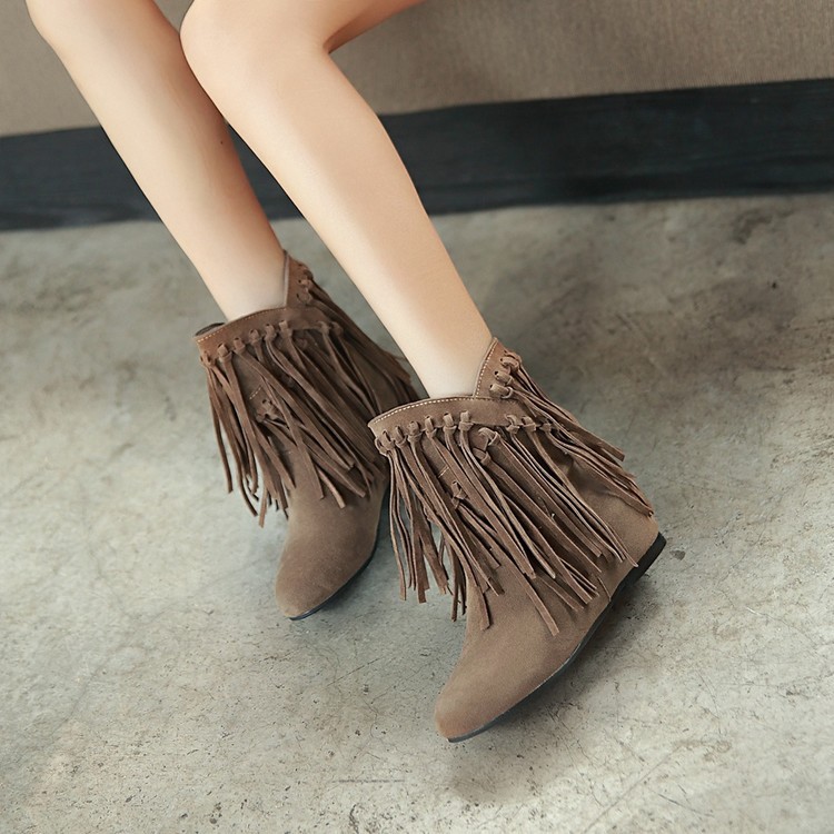 Bottes femme en PU artificiel - Ref 3355230 Image 33