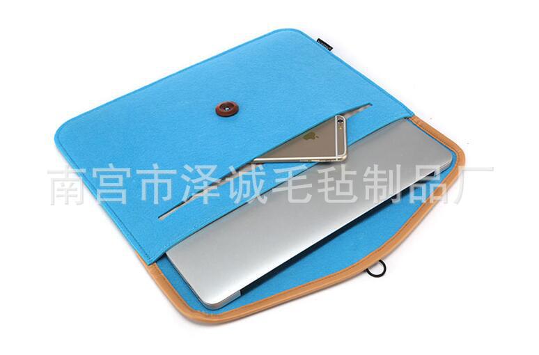 Factory direct felt computer liner bag can be customized according to demand processing low price wholesale selling