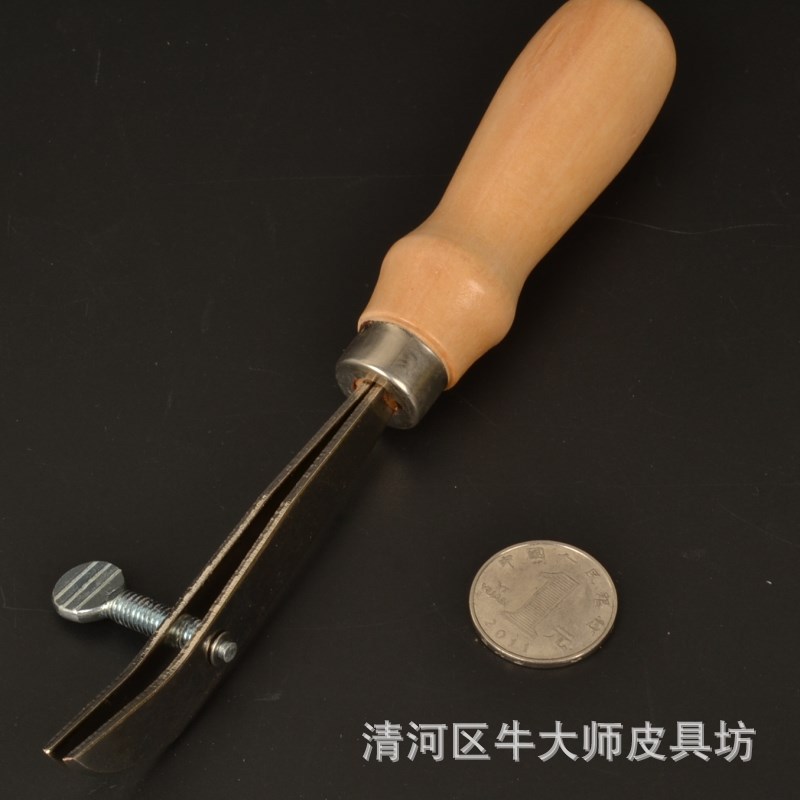 DIY手缝牛皮皮革皮雕工具 菱斩间距轮 划线器 边线器 压边器