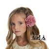 Hair accessory, children's hairgrip, shiffon hairpins, European style, flowered