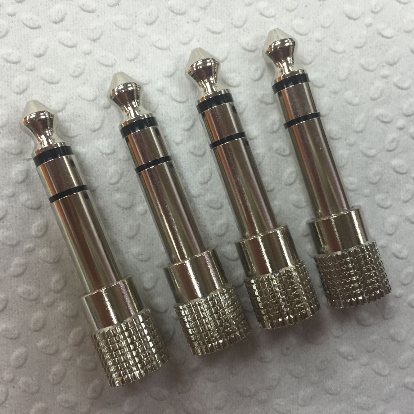 全铜6.35立体公转3.5母/6.35音频转接头/6.35转3.5