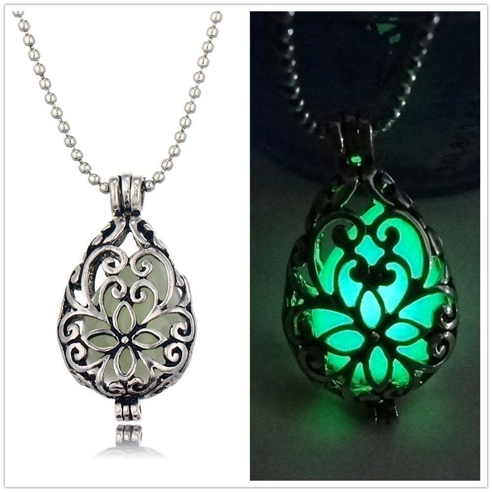 Luminous Cage Pendant Necklace display picture 19