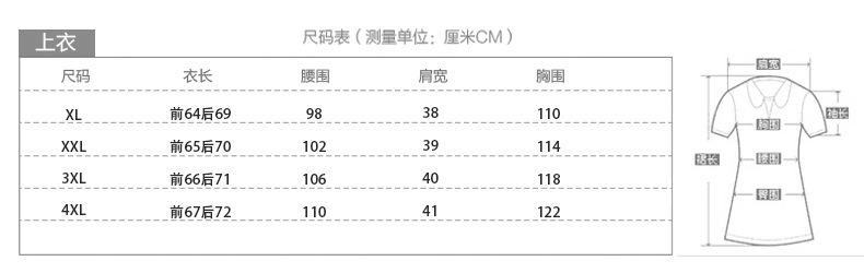 尺码表790