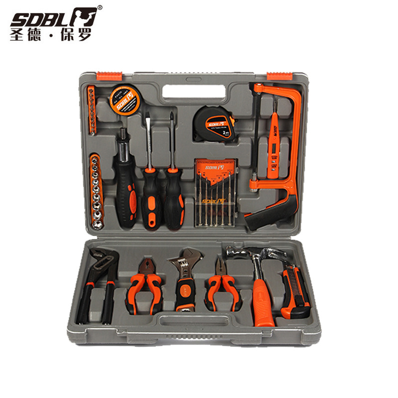 圣德保罗43件套SD-010礼品型工具组合家用车用五金手动维修工具箱