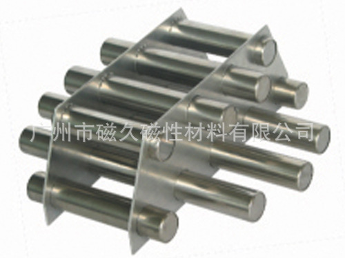 磁久 5管钕铁硼磁力架 超强磁12000GS 不锈钢磁棒 料斗除渣磁力架