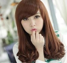 整顶假发女士长卷发逼真梨花头中长发大波浪蓬松时尚新款发型