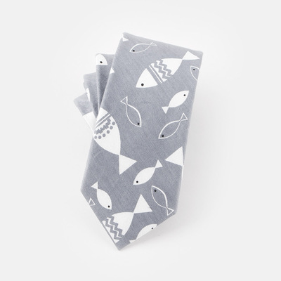 man necktie Korean Edition Narrow tie 6cm cotton leisure time fashion British style Cartoon necktie Manufactor wholesale