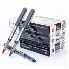 Baixue straight liquid roller ball pen water-based signature pen for examination bullet needle needle student writing pen