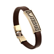 Vintage woven leather bracelet