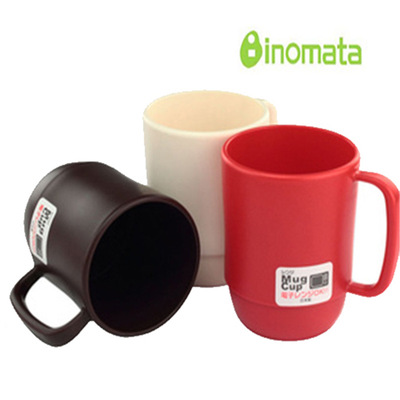 日本inomata可微波杯子奶茶杯水杯马克杯漱口杯350ml1116