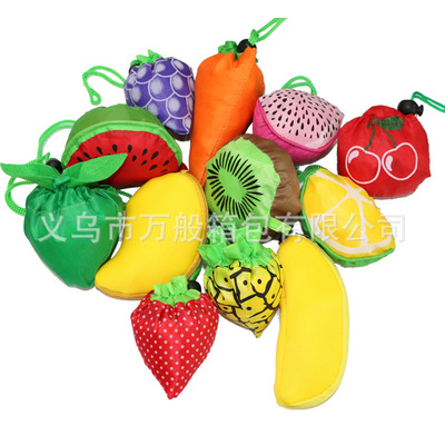 Worth fruit fold Shopping bag Vegetable shopping bags Bags Strawberry Bag A variety of