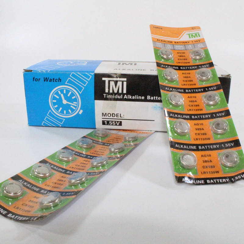 2元店 纽扣电池 电子 手表玩具手电用AG10 AG4石英表 2元百货批发