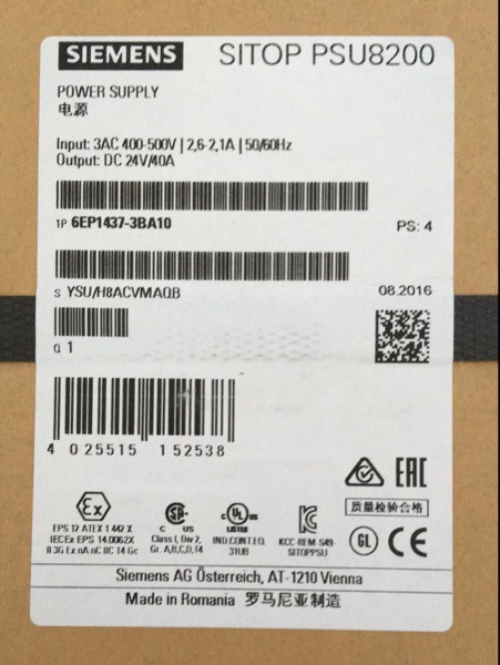 6EP1437-3BA10 �����ӿ��ص�ԴPSU8200 24V/40A 6EP1 437-3BA1O