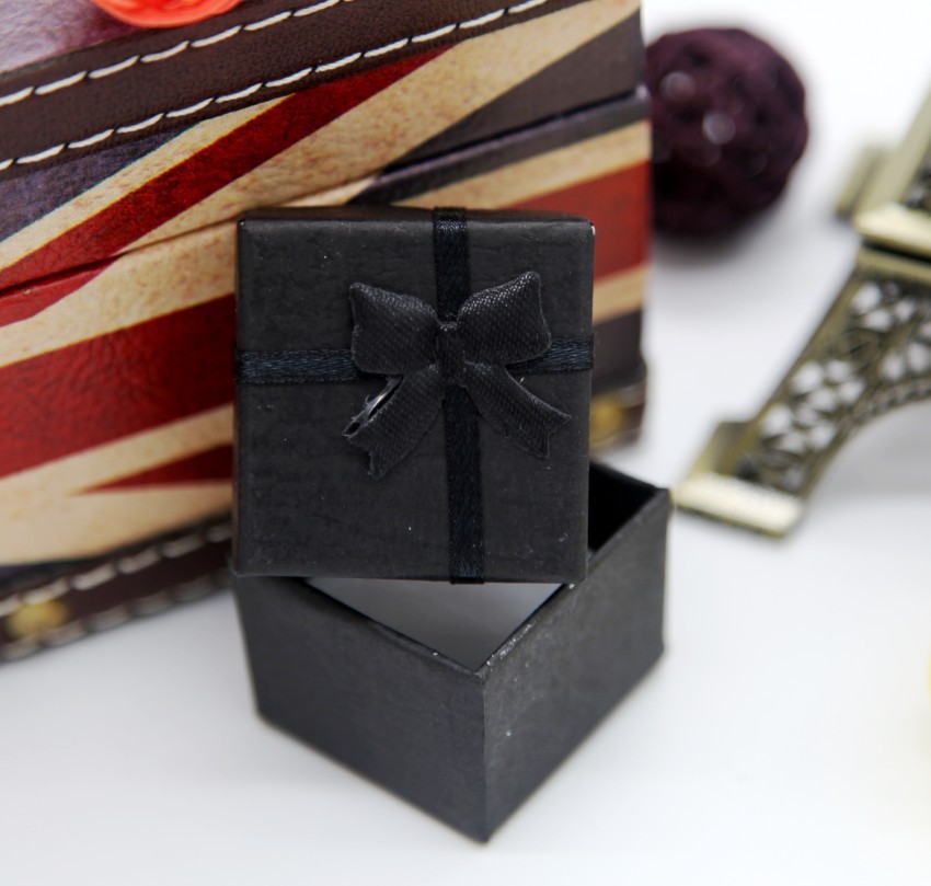 52g Weight Jewelry Boxes Classification Fashion Bow Knot Paper Jewelry Boxes 1 Piece
