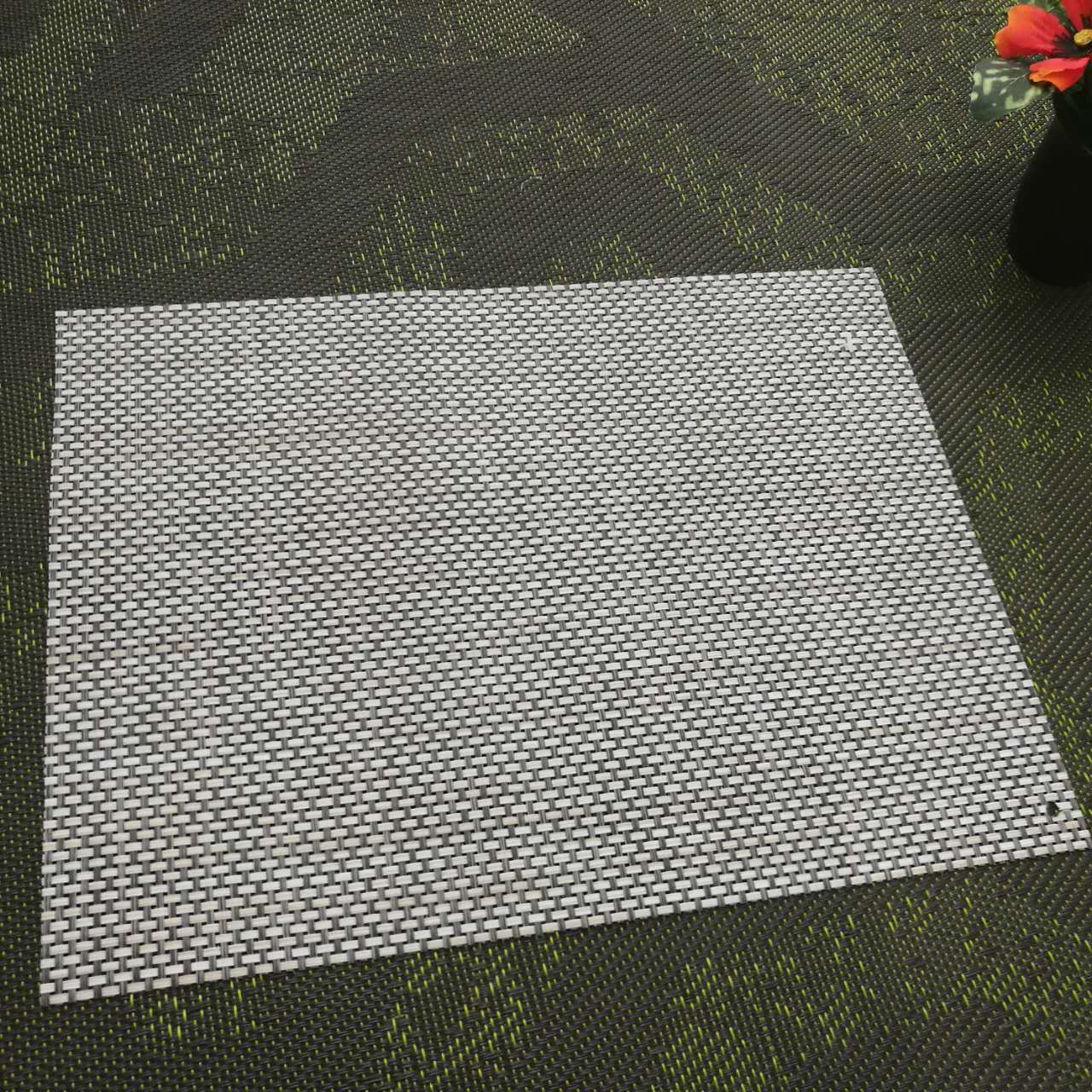 2020新款特斯林餐垫PVC环保酒店西餐垫 创意隔热垫杯垫定制批发详情图10