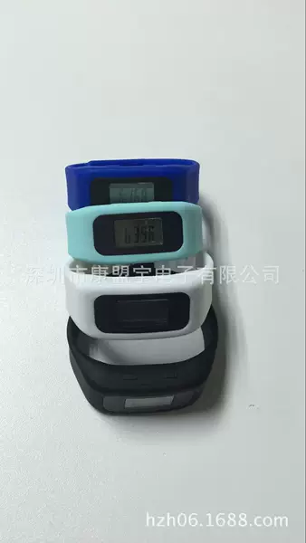 Running Pedometer Silicone Bracelet Pedometer Multi-function Pedometer Factory Direct Sales
