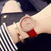 Waterproof belt for leisure, fashionable trend women's watch, quartz watches, wholesale, Korean style, simple and elegant design