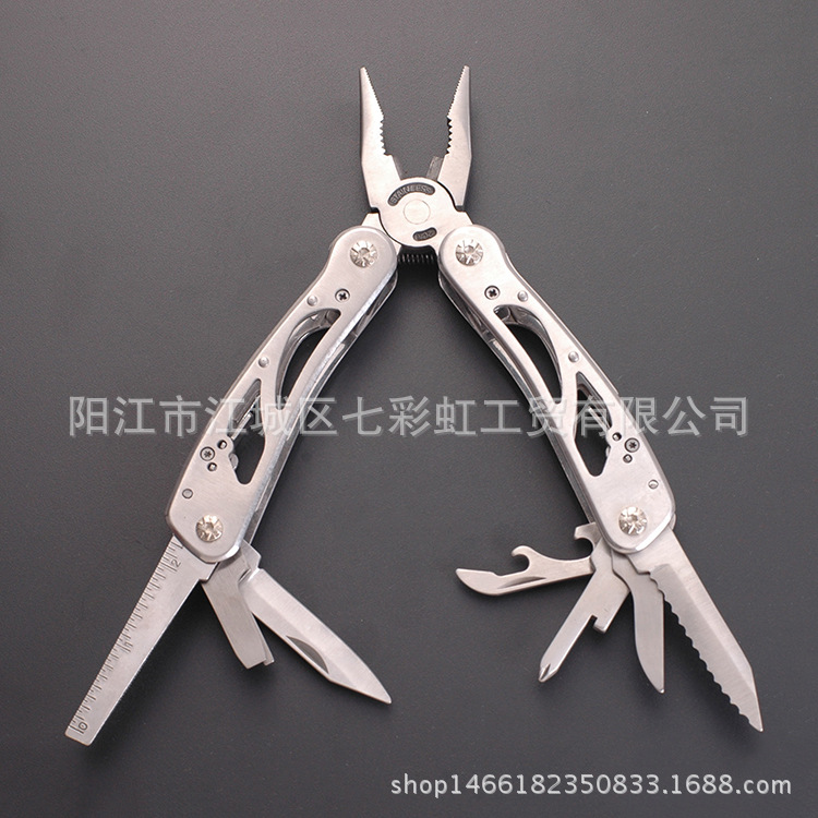 多功能钳不锈钢 镂空工具钳多功能钳子 便携式不锈钢折叠