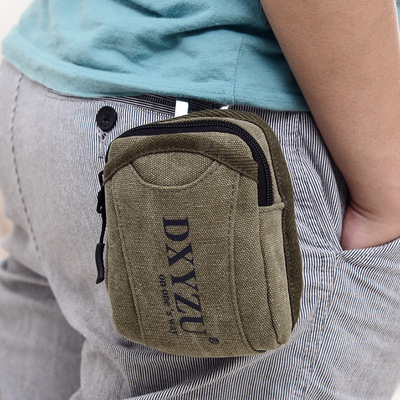outdoors Slingshot bag canvas Waist pack outdoors motion Small satchel Slingshot bag Marbles Small bag belt Little Bag