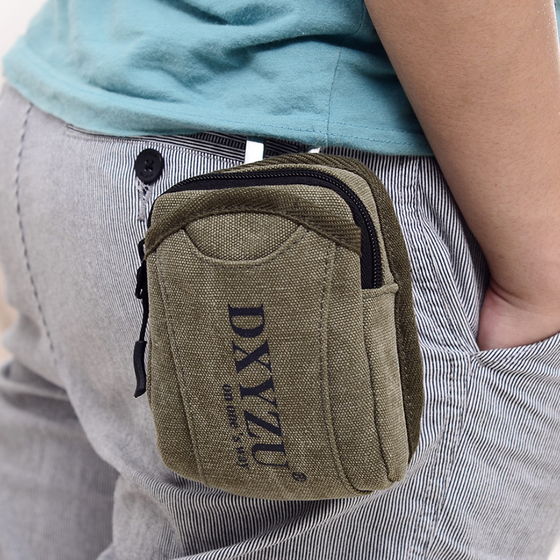outdoors Slingshot bag canvas Waist pack outdoors motion Small satchel Slingshot bag Marbles Small bag belt Little Bag